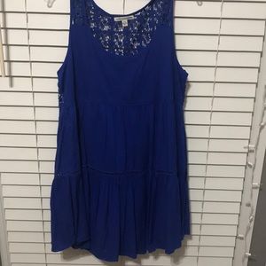 Royal blue sun dress